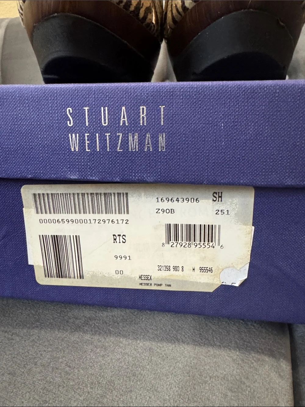 STUART WEITZMAN ZEBRA PLATFORM HEELS. - Picture 3 of 9